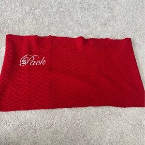 North Carolina State University embroidered Adidas scarf